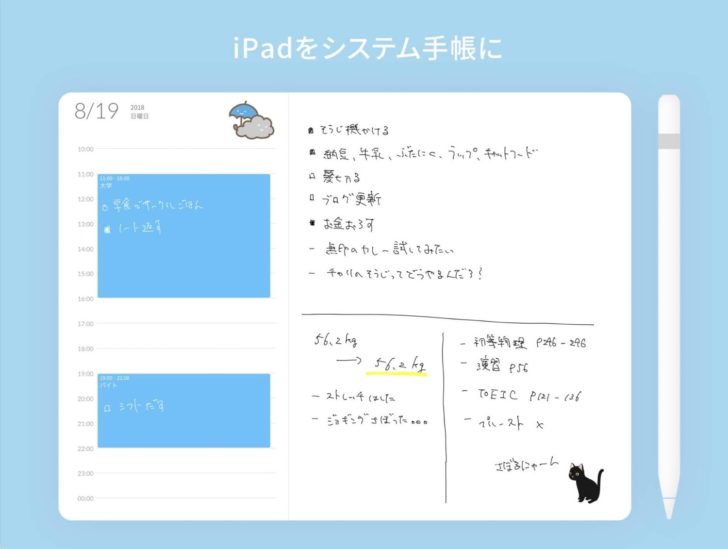 Planner For Ipad Googleカレンダーに手書きができるipad手帳アプリ Changma Style